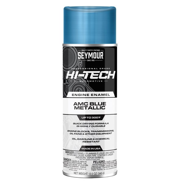 SEYMOUR® HI-TECH 300 Degree Engine Enamels - AMC Blue Metallic, 12 oz